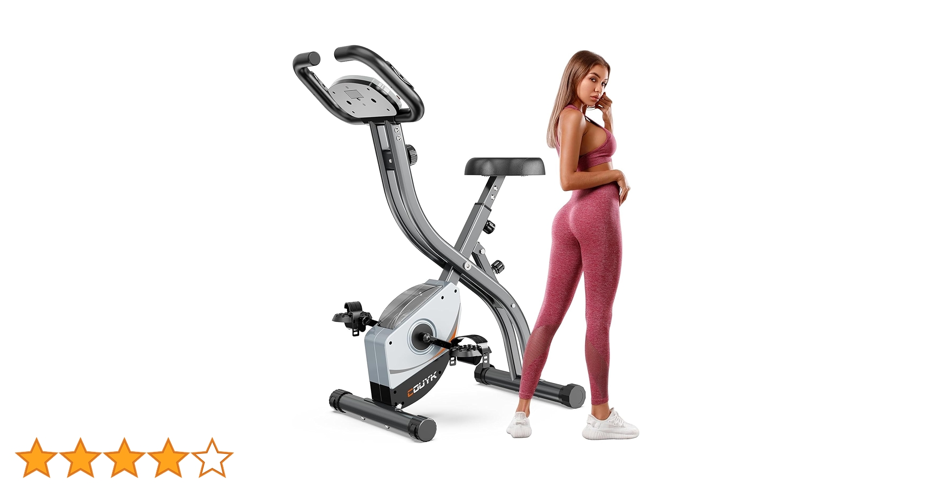 COUYK BIKEフィットネスバイク 折りたたみ式 静音 エアロバイク 心拍数 Amazon.co.jp: COUYK Bike フィットネスバイク エアロバイク